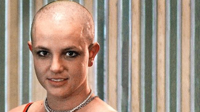 Britney Spears shaved her head early in 2007