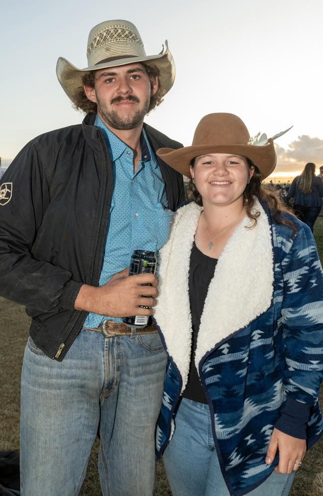 TJ Gurney and Payden Whithers at Gargett Rodeo Saturday 3 June 2023 Picture: Michaela Harlow