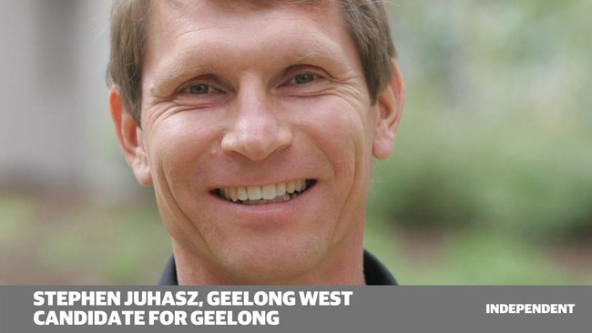 Stephen Juhasz, candidate for Geelong.