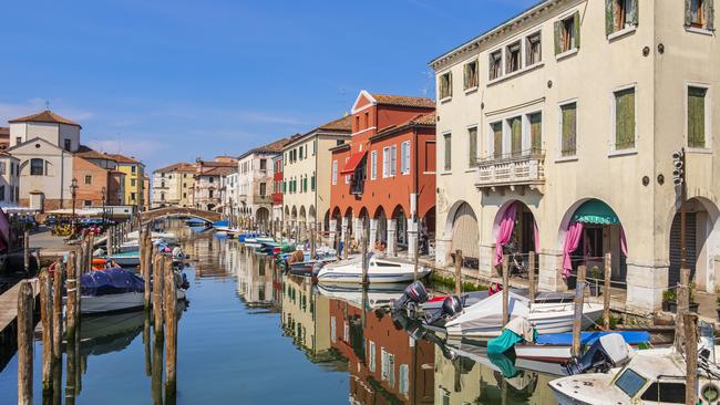 Canal Vena in Chioggia, near Venice.