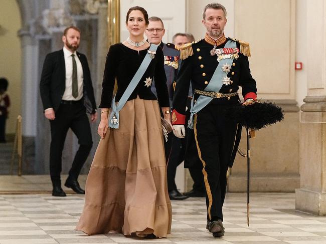 The event is likely the last major appearance for the couple before they are crowned King and Queen. Picture: AFP