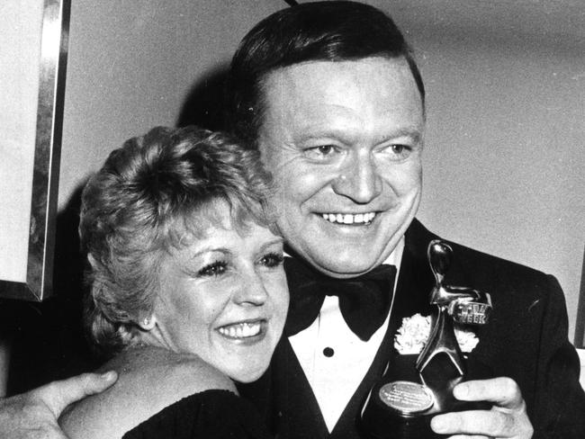 Bert Newton and wife Patti at the 1979 Logie Awards.