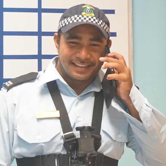 Ex-Nauruan police officer Gaminum Adam.