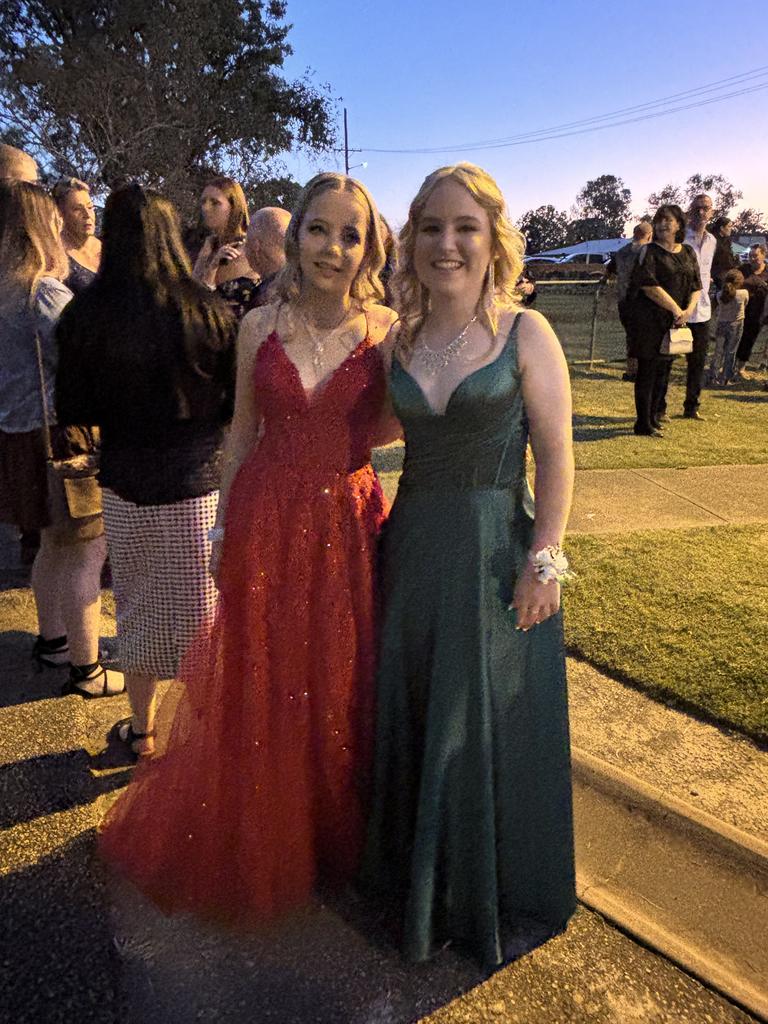 The students from Nanango State School celebrate their formal.