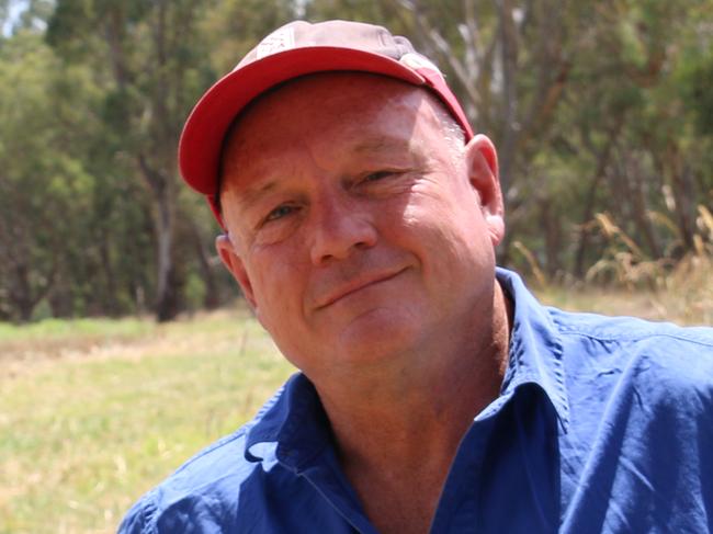 Greg Mirabella on his property near Wangaratta.