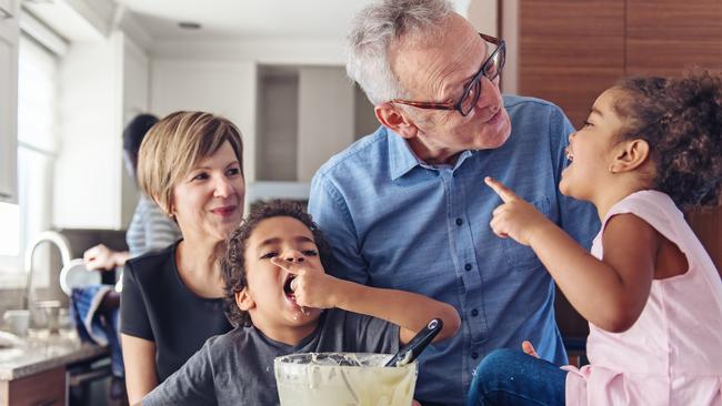 Grandparents get to spend more time with grandchildren.