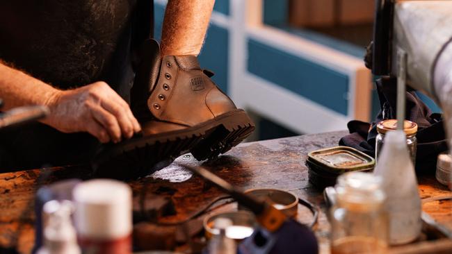 Rossi boots are produced in an Adelaide workshop, however a number of items are made overseas. PICTURE: Supplied.