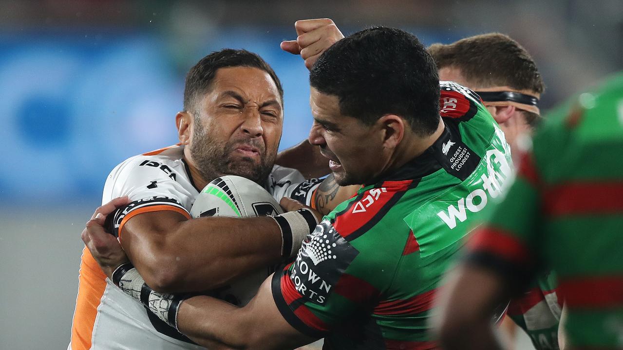 Benji Marshall sparked the Tigers off the bench against South Sydney.