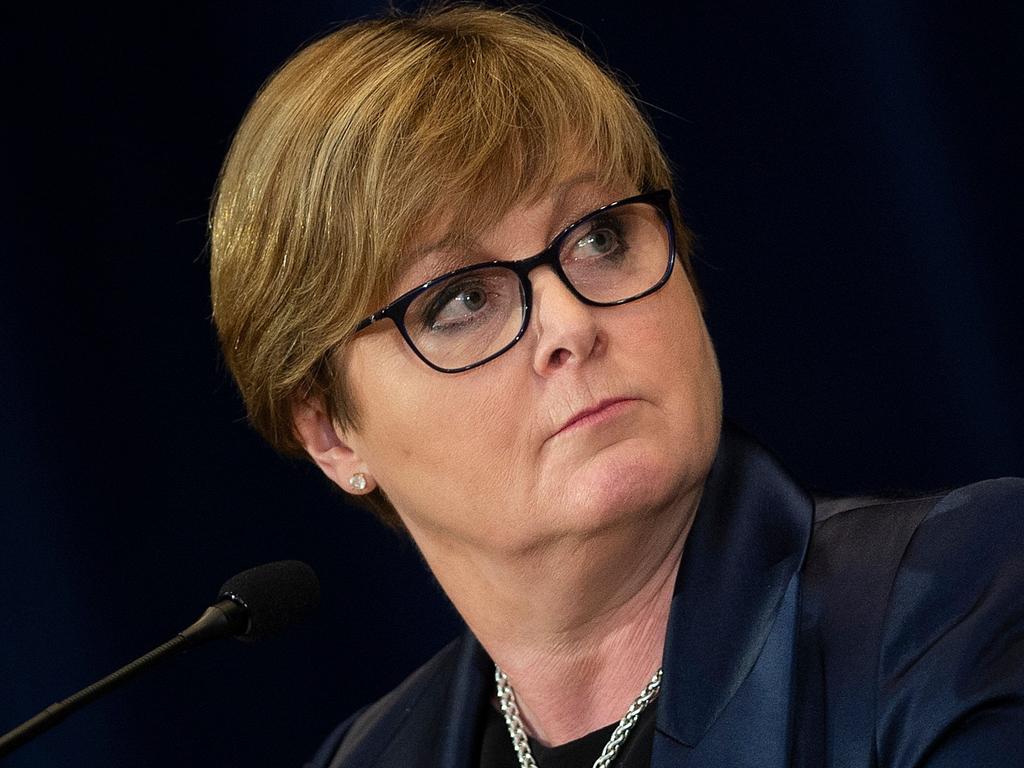 Australia's Minister for Defense Linda Reynolds. Picture: Brendan Smialowski / POOL / AFP