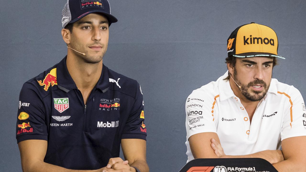 F1 2018: Daniel Ricciardo, Fernando Alonso, Carlos Sainz whisper video ...