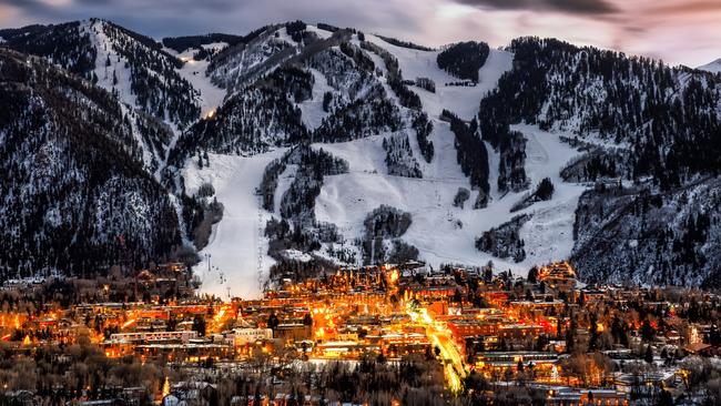 The Colorado ski resort town of Aspen.