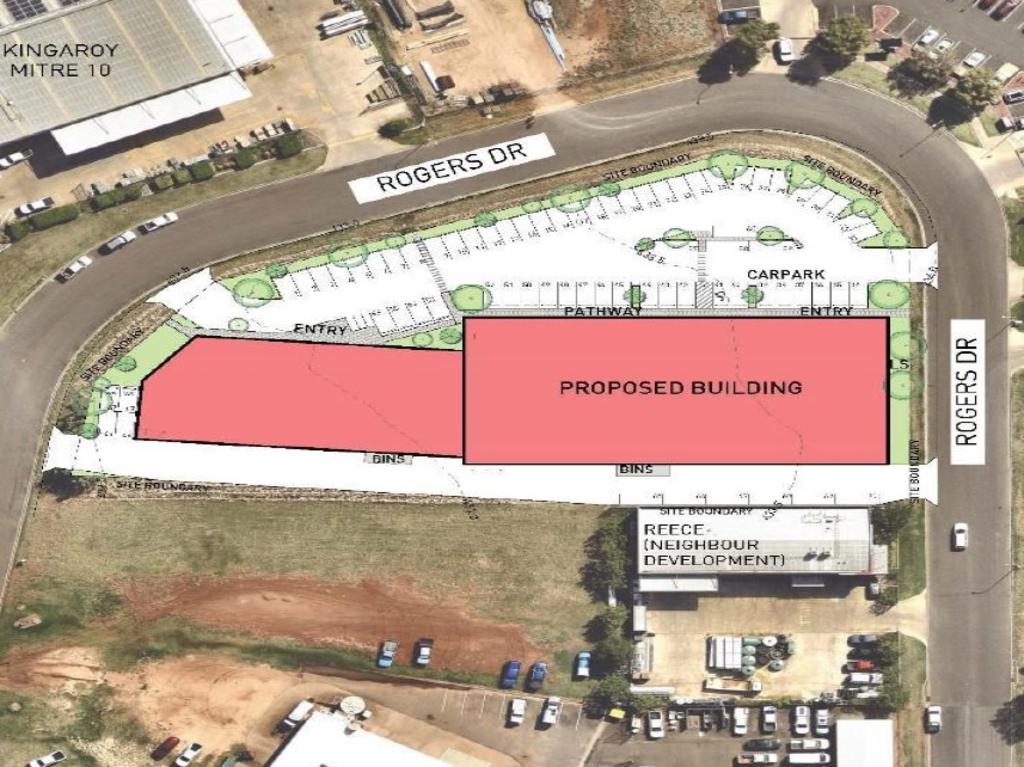 Plans for a new retail complex in Kingaroy. Image: SBRC.