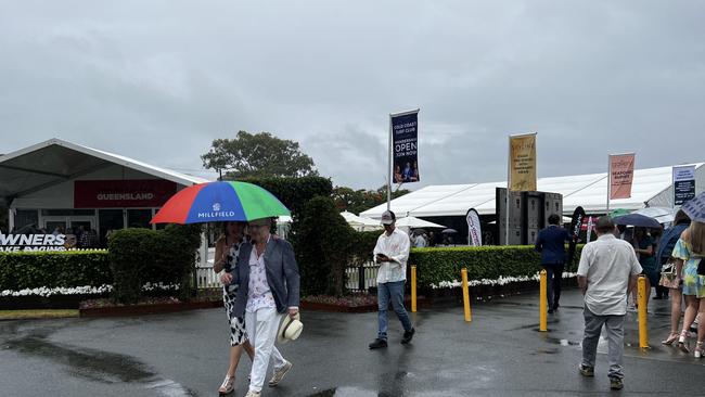 Magic Millions Race Day called off due to rain. Photo: Tamaryn McGregor