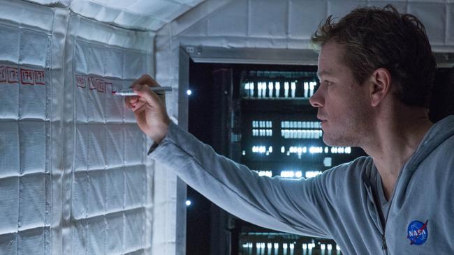 Matt Damon in a scene from The Martian. Picture: Fox films