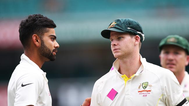 Kohli and Smith don’t have the greatest history. Picture: Phil Hillyard