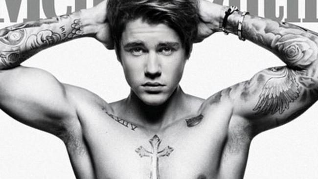 Reinvention ... Justin Bieber is trying to change his public image. Picture: Men’s Health