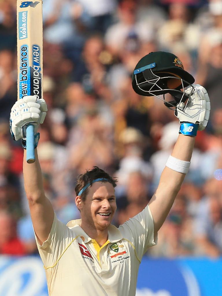 Steve Smith was named Test player of the decade. Picture: Lindsey Parnaby / AFP