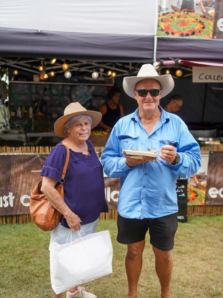 Clive Charnley and Carmen Williams on the second day of Savannah in the Round. Picture: Nuno Avendano