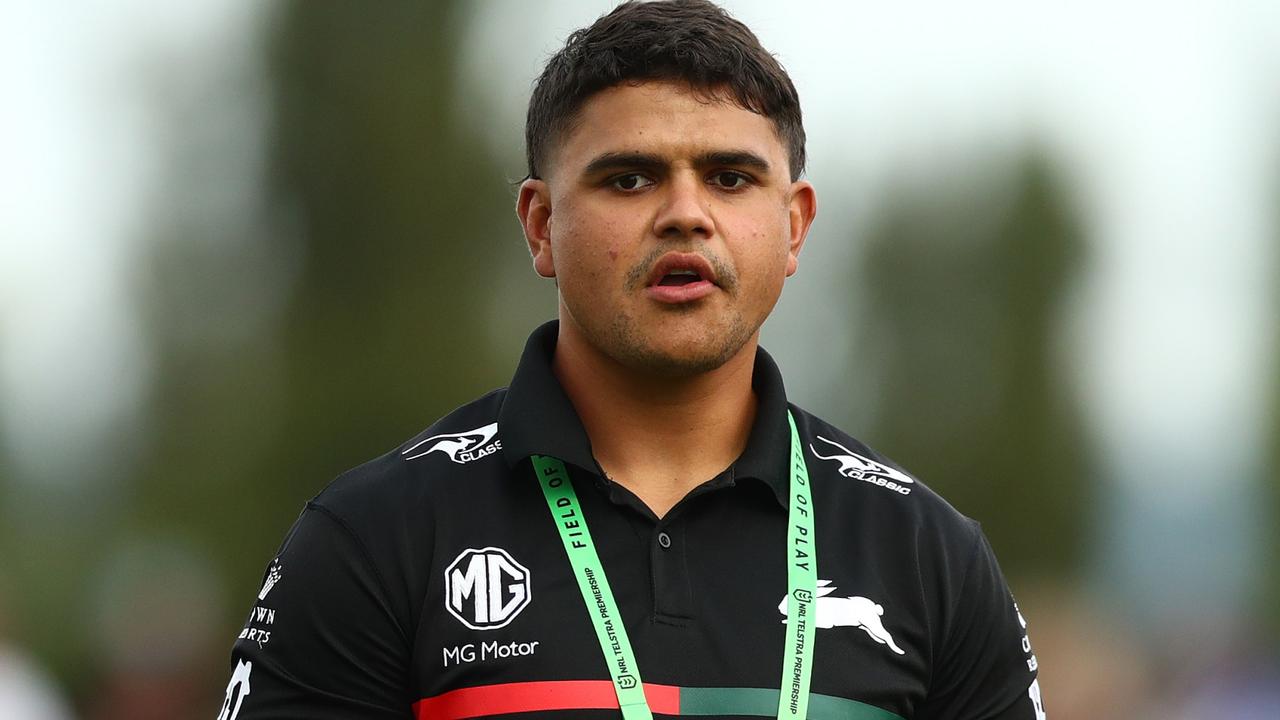 Latrell Mitchell has sat out the NRL trials.