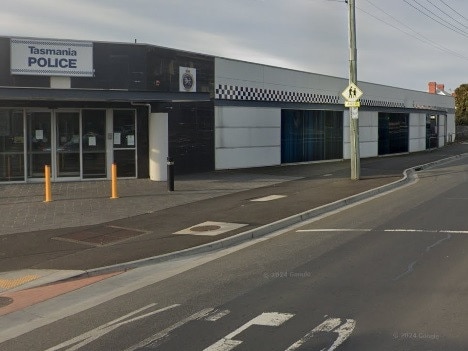 Main Road, Glenorchy near the police station. Picture: Google Maps