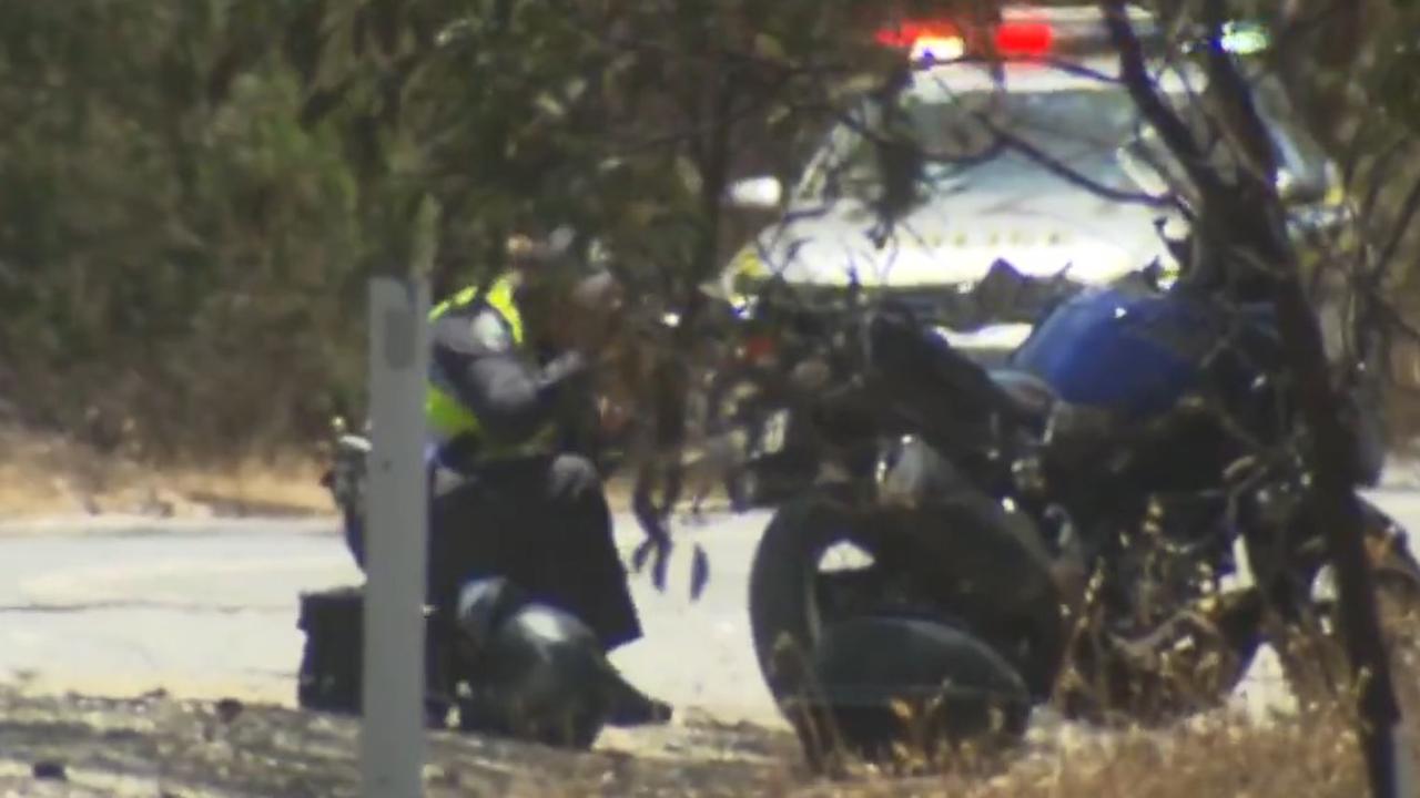 A 69-year-old Mount Barker man has died in hospital after a motorcycle crash at Mount Crawford on December 21, 2024. Picture: 7NEWS