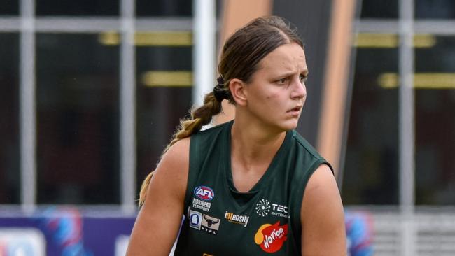 Danielle Ponter will likely return for St Mary’s against PINT. Picture: Tymunna Clements / AFLNT Media