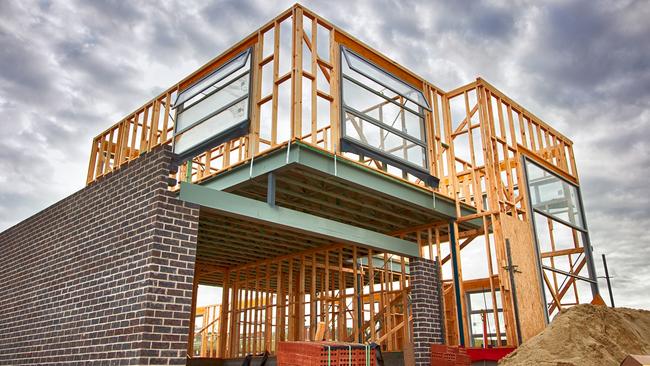 A home under construction. Picture: iStock