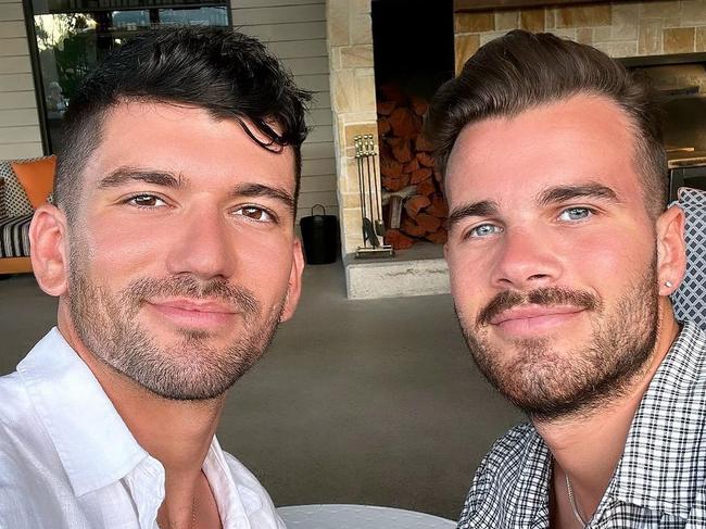 Luke Davies and Jesse Baird were found dead in February. Picture: Instagram