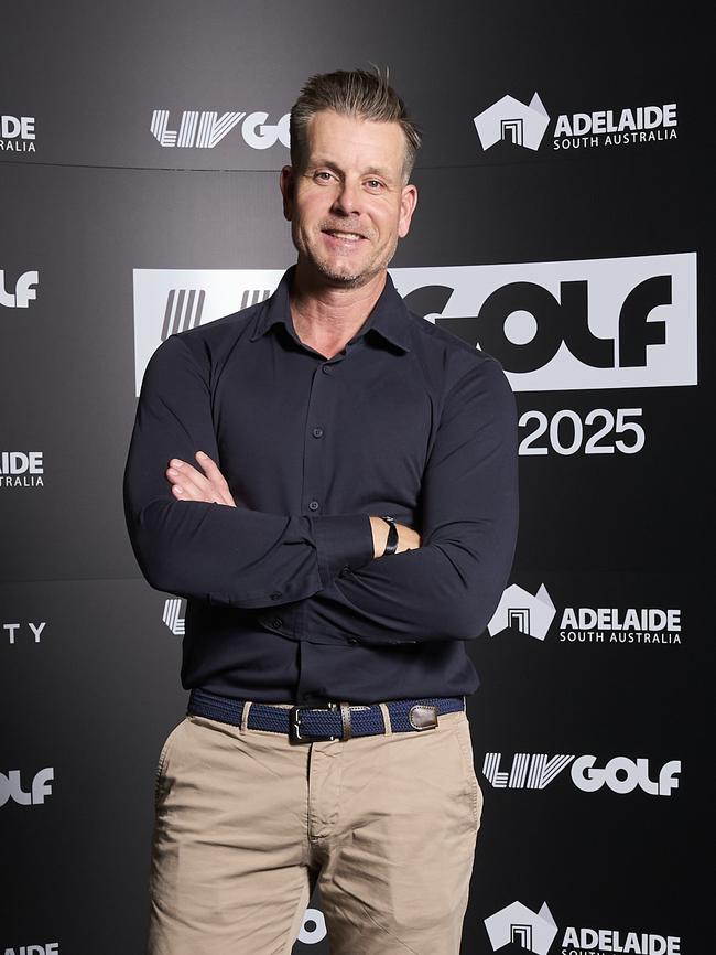 Henrik Stenson arrives at EOS by SkyCity Adelaide, during LIV Golf Adelaide, Wednesday, Feb. 12, 2025. Picture: Matt Loxton