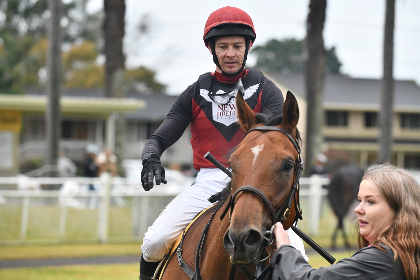 After some early trouble in the barriers before the race started, Michael Costa trained Reus stormed home late to take out the $80,000 Tursa Grafton Guineas (1600m).