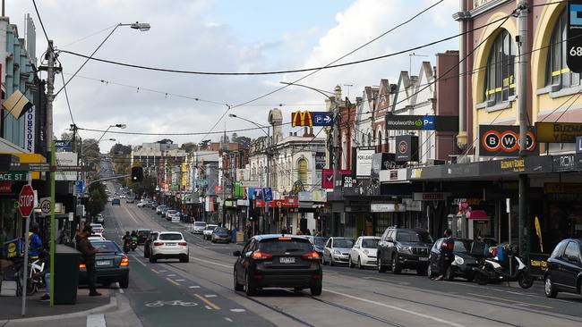 The traders said the last thing they needed after Victoria’s protracted lockdown was for schools to direct students away from Glenferrie Rd. Picture: Josie Hayden