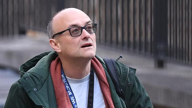 Number 10 special adviser Dominic Cummings arrives in Downing Street in central London on May 14. Picture: AFP