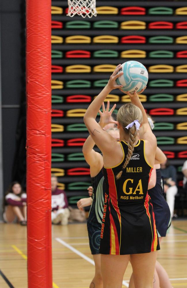 QISSN 2024 pool round action between Coomera Anglican College and Rockhampton Grammar School