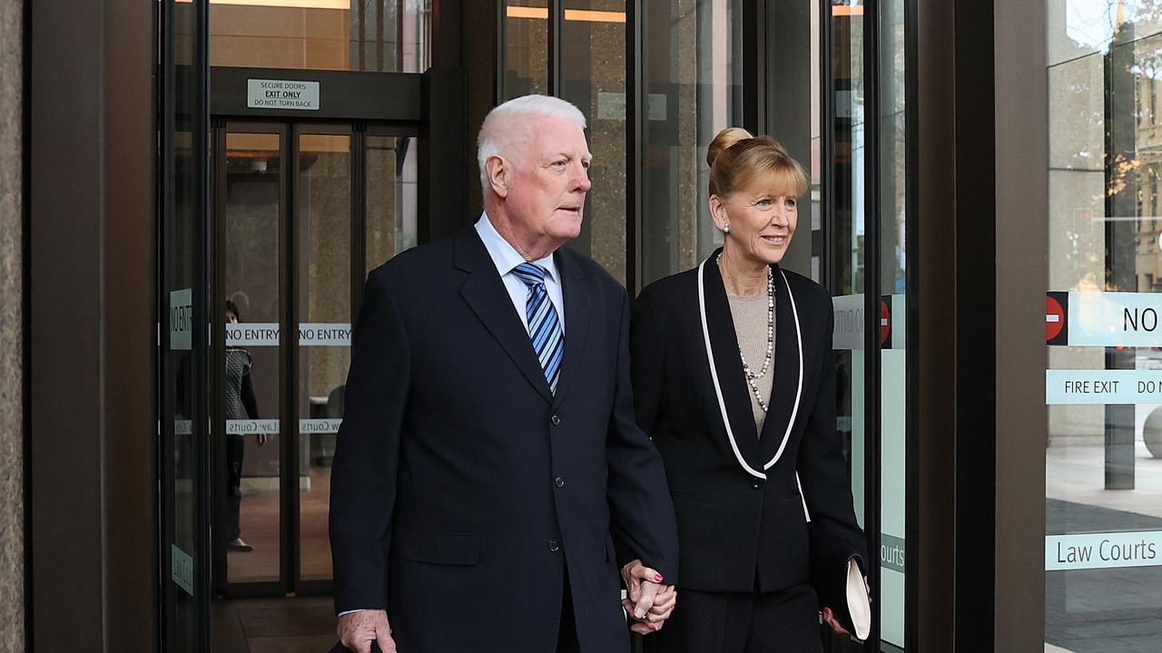 Mr Roberts-Smith told the court he was raised by his parents (pictured) to abhor domestic violence. Picture: NCA NewsWire / Dylan Coker