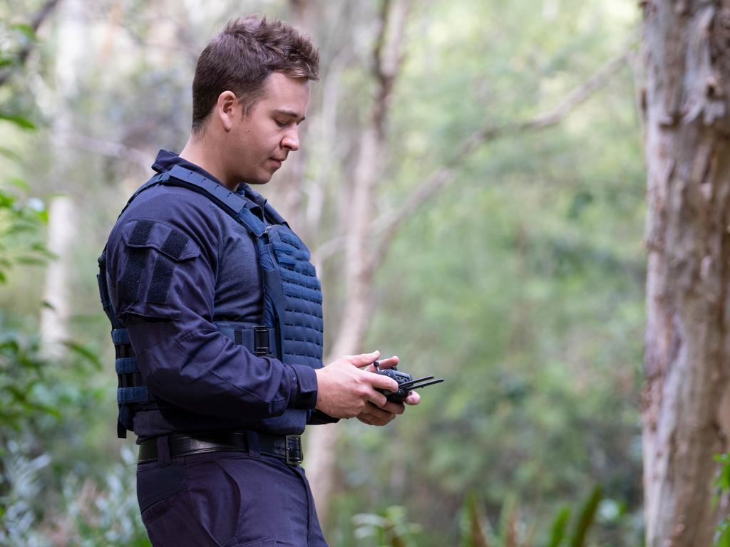 AFP officer Ben Marshall, a member of the Foresnice Search and Imagery team, says there are hundreds of jobs on offer in the AFP that no one would expect. He’s urging anyone curious about what’s on offer to jump on line and take the quiz. Picture: AFP