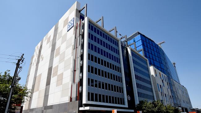 The SA Police headquarters on Angas Street, Adelaide.