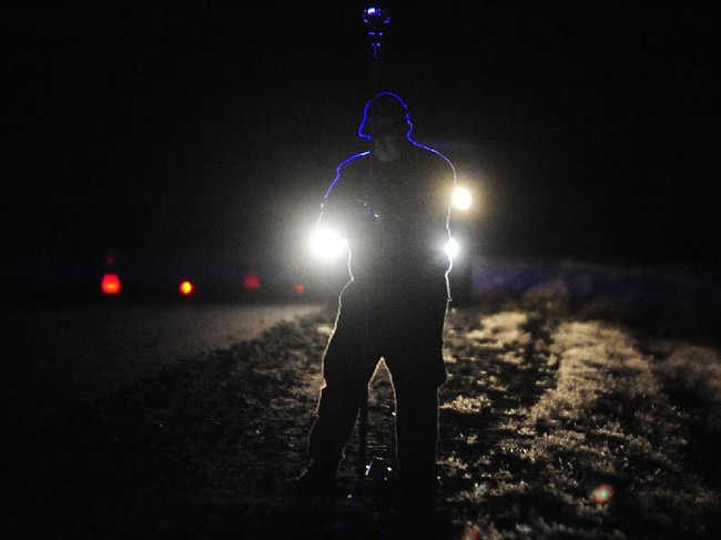 NT Police crash investigators at work