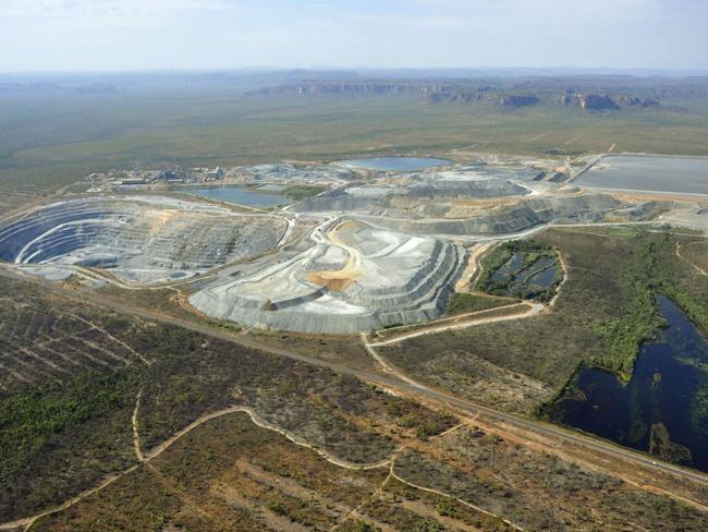 The Ranger uranium mine in Kakadu National Park, Northern Territory.