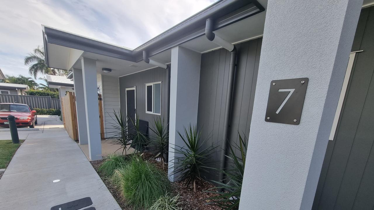 The new social housing complex at Kerrigan Street, North Rockhampton.