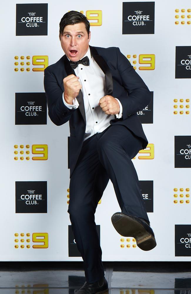 Shane Crawford at the 2017 Channel Nine Logies Coffee Club after party. Picture: Channel Nine