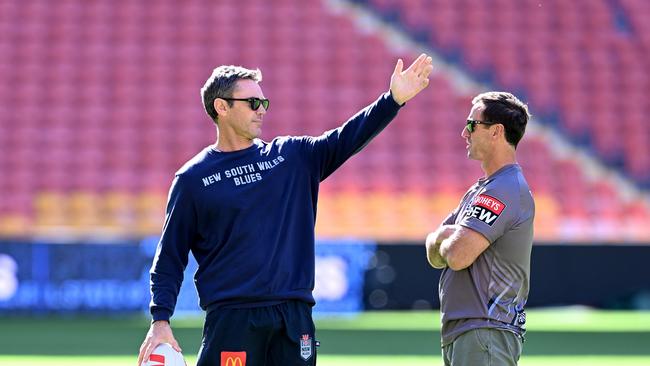 NSW Coach Brad Fittler remains coy on the make-up of his final 17 to take on Queensland. Picture: Getty Images.