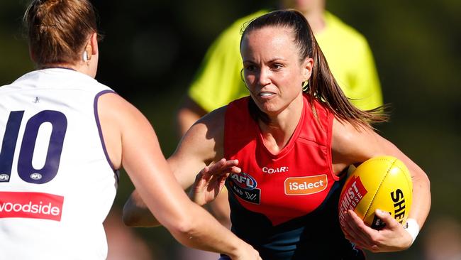 Daisy Pearce in action for the Demons. Pic: Getty Images