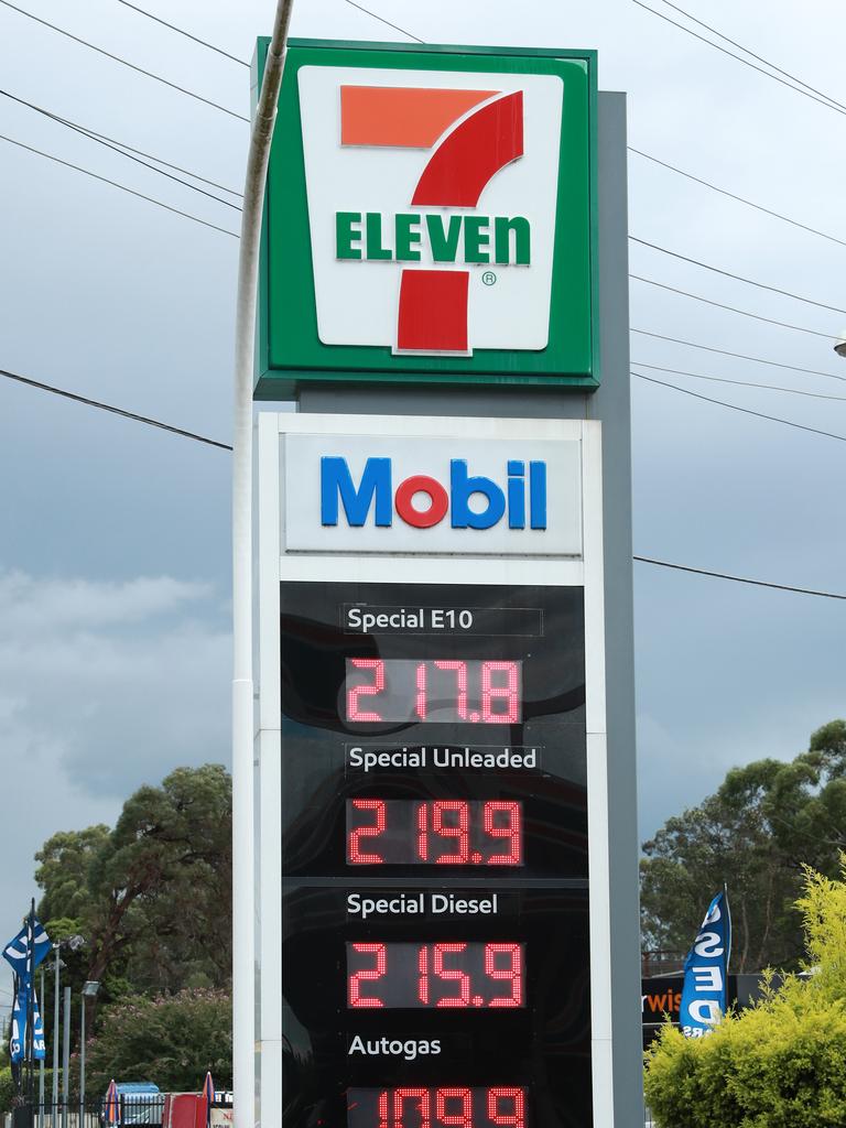 Petrol prices have surged past $2 a litre. Picture: John Feder