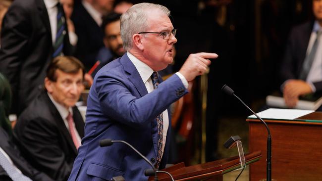 NSW Attorney-General Michael Daley in parliament on Tuesday. Picture: Max Mason-Hubers