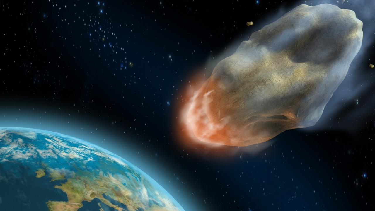 Asteroid hitting outlet earth 2020