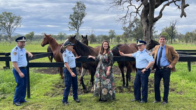 St Heliers Correctional Centre at Muswellbrook runs a program helping rehabilitate retired racehorses, providing employment pathways for inmates nearing release from prison. Supplied