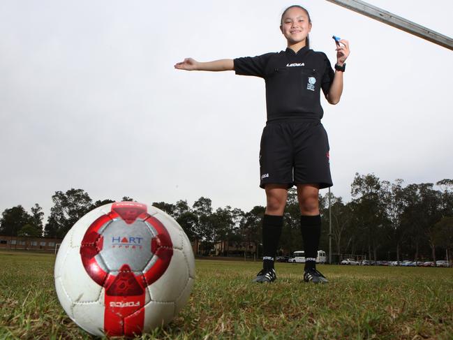 Young referees are becoming a rare sight. Picture: Robert Pozo/AAP Image