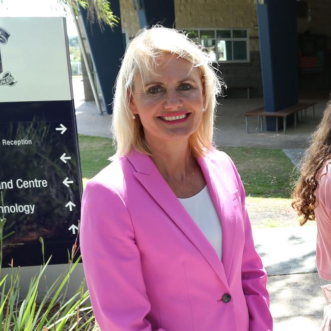 Principal of St Aidan's Corinda Toni Riordan in 2018.