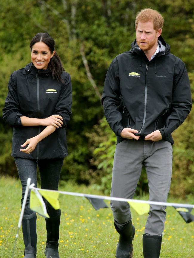 The Duchess manages to make “welly wanging” glam. Picture:  Nathan Edwards