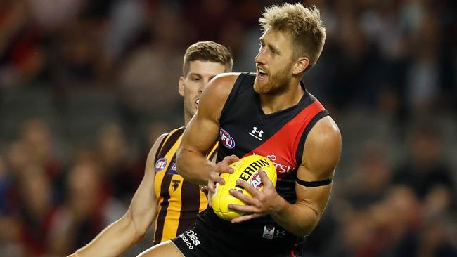 Dyson Heppell is in doubt for Essendon’s clash with Port Adelaide.